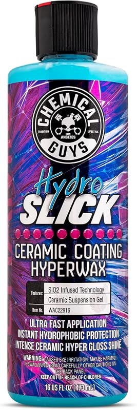 Chemical Guys HydroSlick Intense Gloss HyperWax provides high gloss, s