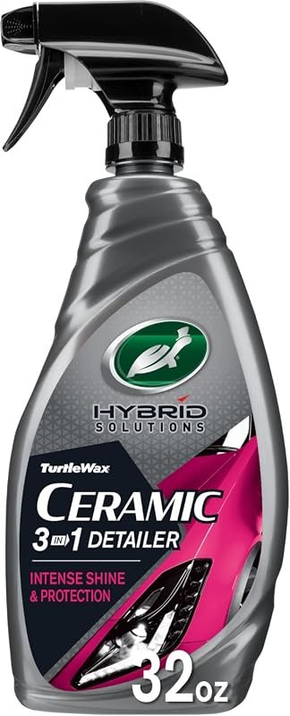 Turtle Wax Hybrid Solutions Ceramic 3‑in‑1 Car Detailer 32 oz – Instan