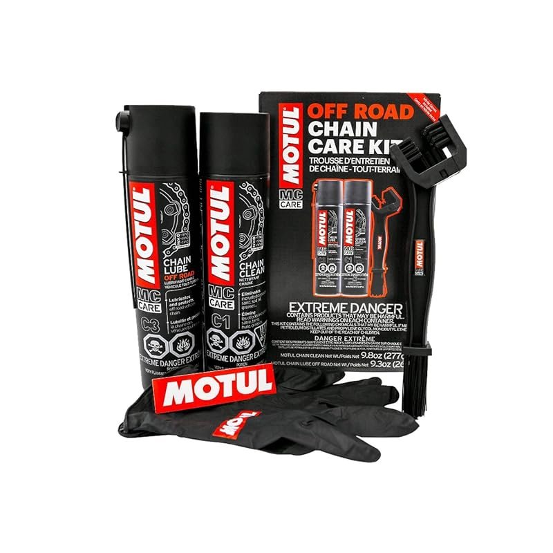 Motul Off‑Road Chain Care Kit – Maintenance System with C1 Cleaner and