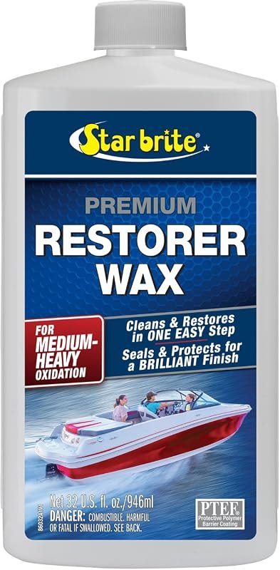 STAR BRITE Premium Restorer Wax – Formula for Medium to Heavy Oxidatio