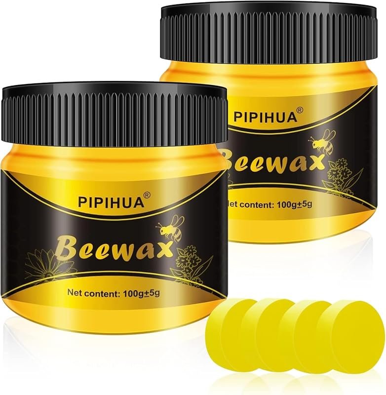 PIPIHUA Waterproof Beeswax Polish & Conditioner – 2 × 100 g Pack with