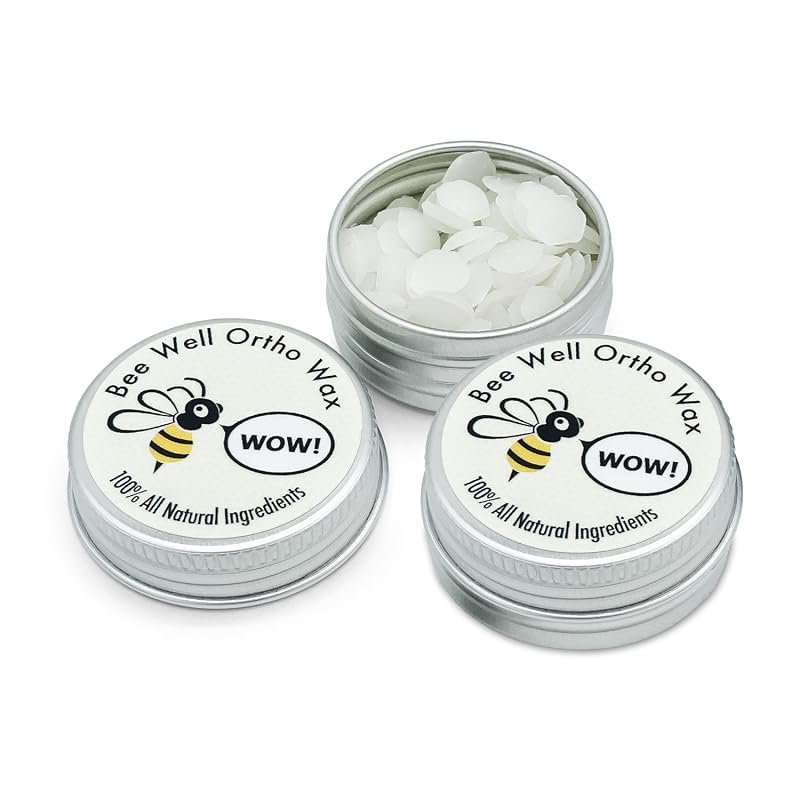 Bee Well Pure Extra‑Firm Ortho Wax – Protects and Relieves Braces Disc