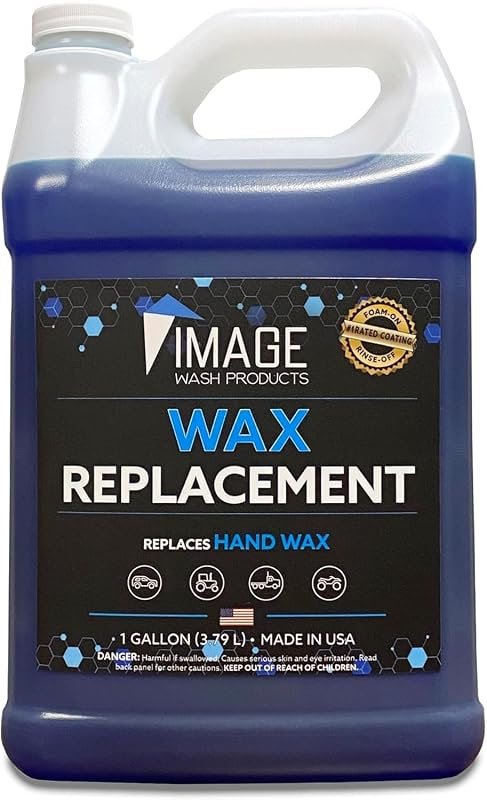 Image Wash Wax Replacement Foamable – 128 oz Spray Wax Protectant for 