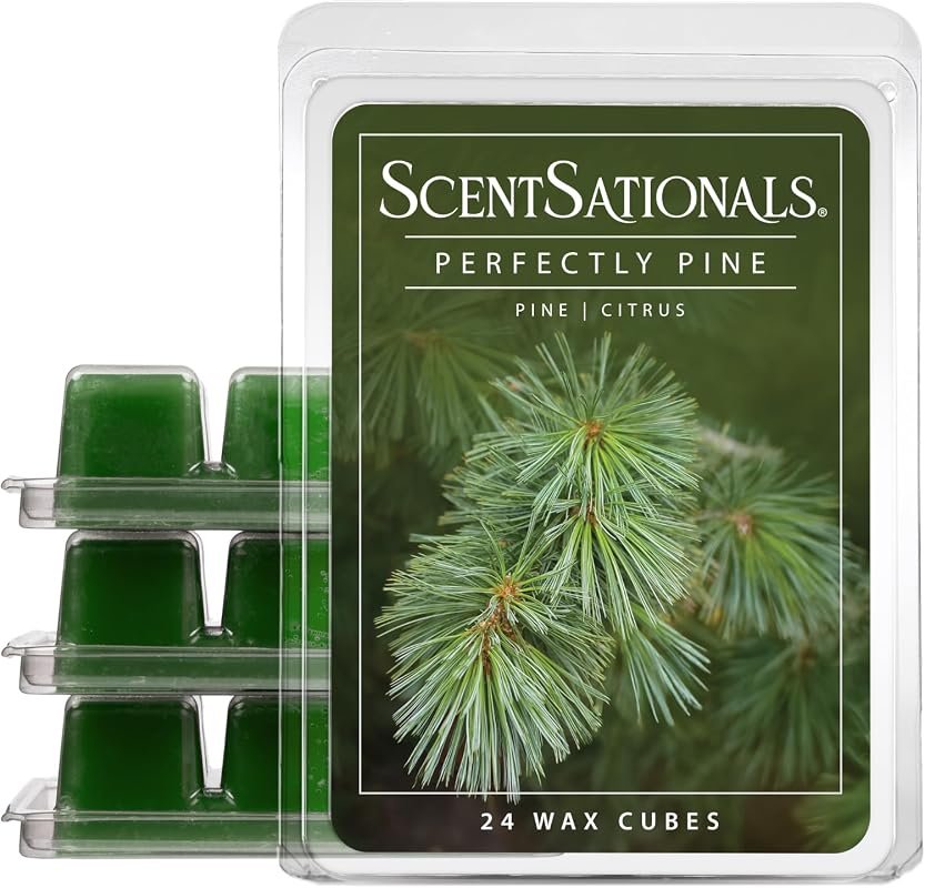 ScentSationals Perfectly Pine Pine‑Scented Christmas Wax Melts – 10 oz