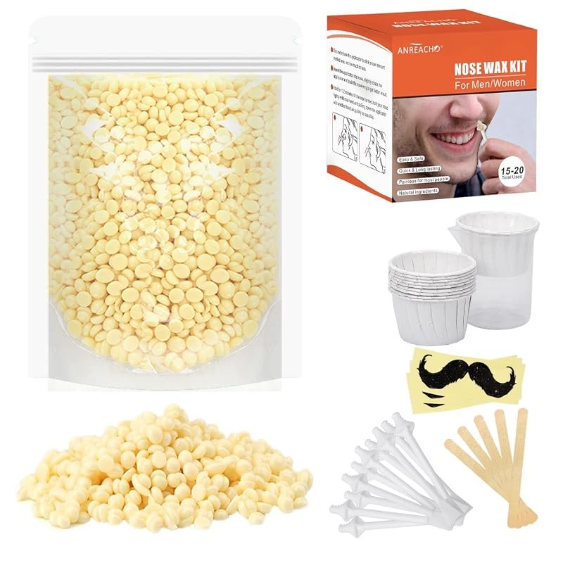 100 g Nose & Ear Wax Kit – 20 Applicators, Safe Home Grooming Solution