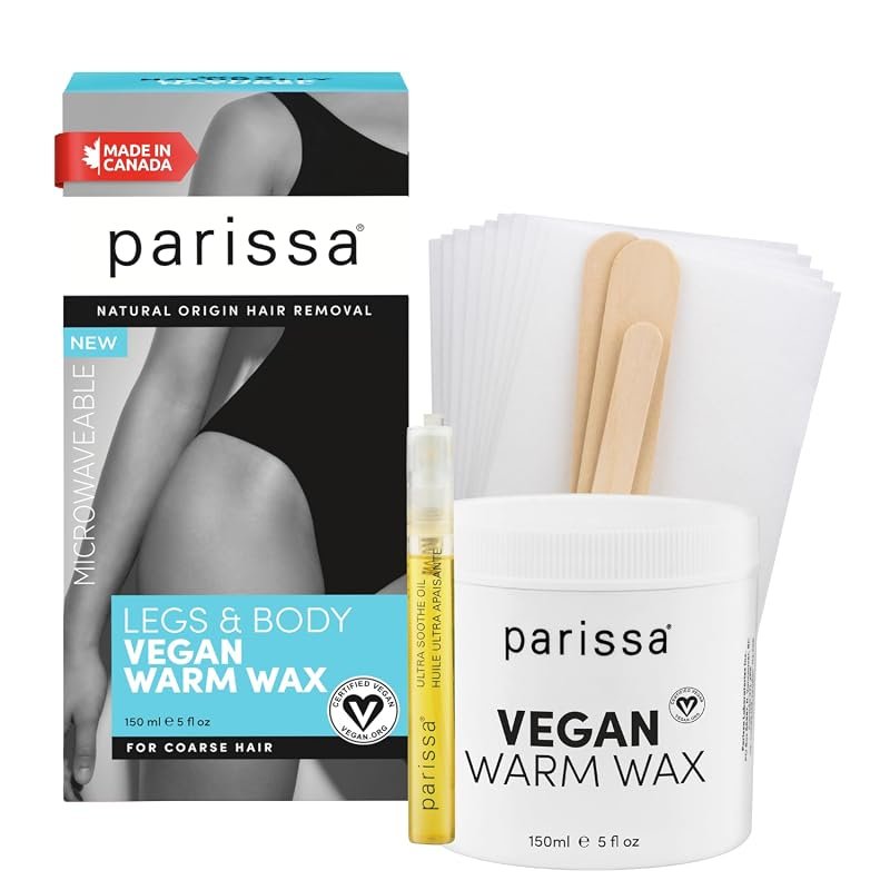 Parissa Soft Wax Kit for Women – 5 fl oz (150 ml) Gentle, Non‑Sticky F