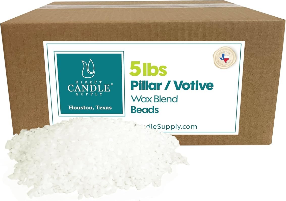 Direct Candle Supply 5‑lb High Melt Paraffin Wax – Fast‑Burn Formula P