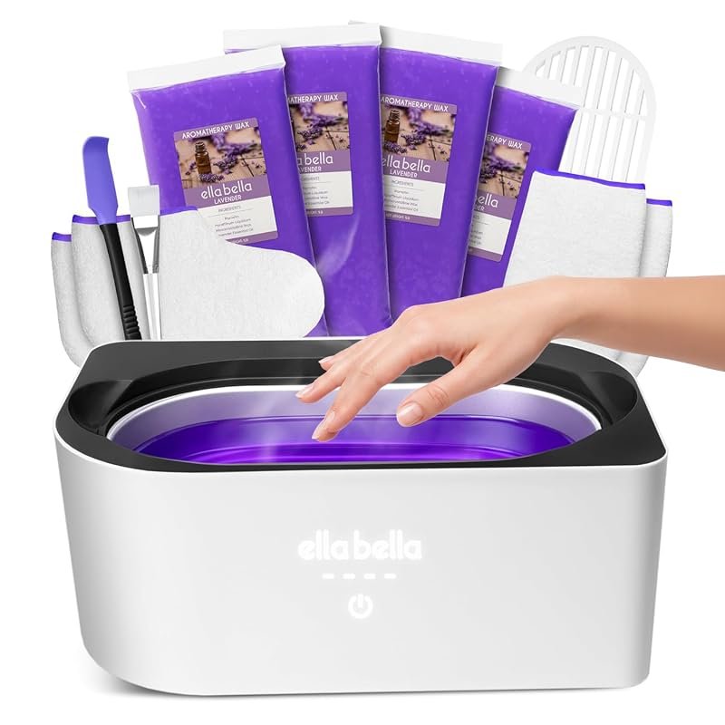 ELLA BELLA Paraffin Wax Machine for Hands and Feet – Includes Wax Warm