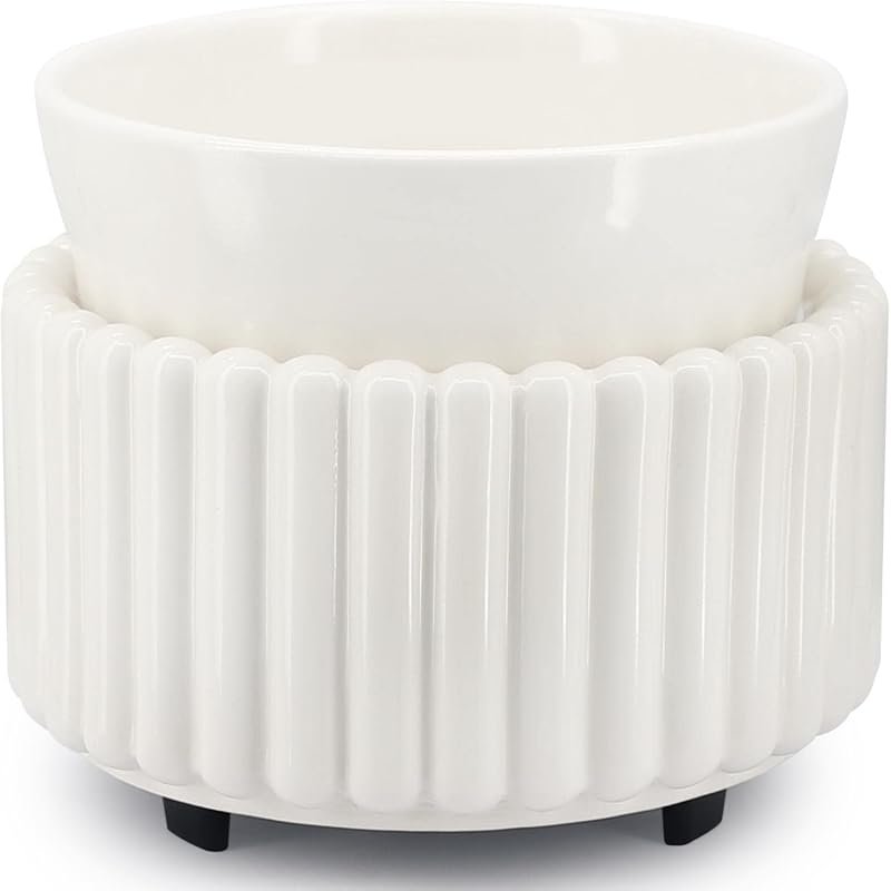 VICTORIA AROMA ceramic 3‑in‑1 wax melt warmer, candle heater and elect