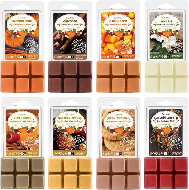 SALKING Autumn scented wax melts made from soy, perfect fall‑season cu
