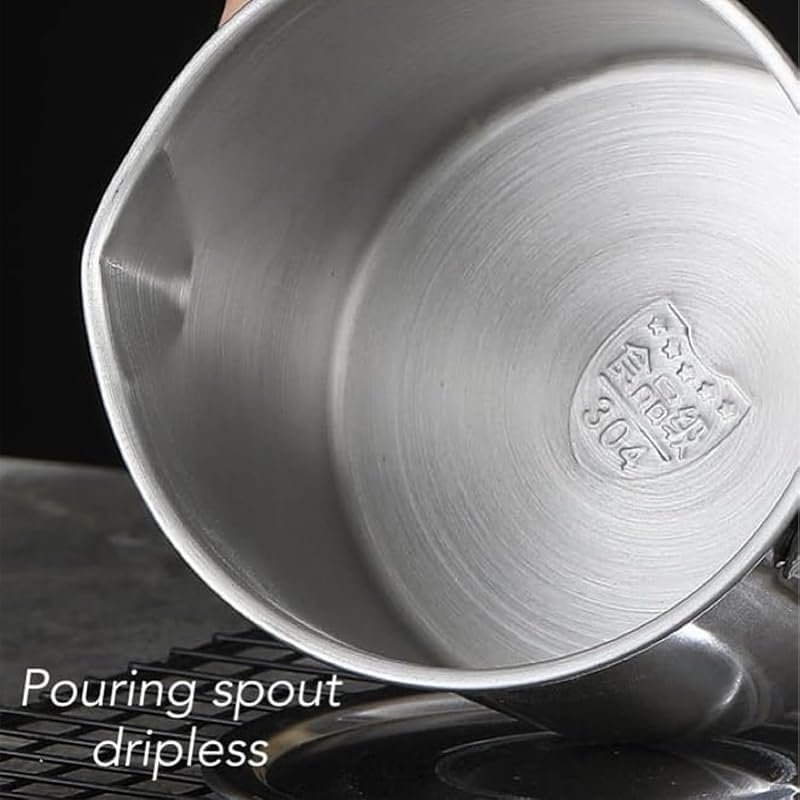 Phinicco 44 oz (1.3 L) Stainless Steel Wax Melting Pot with Heat‑Resis