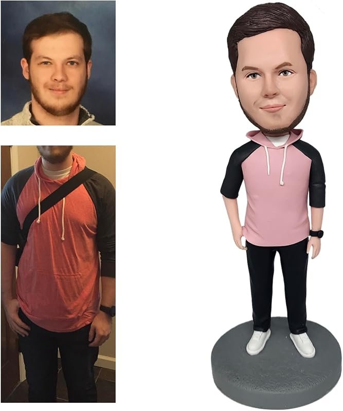 Yolie custom bobblehead – handmade figurine crafted from your photos,