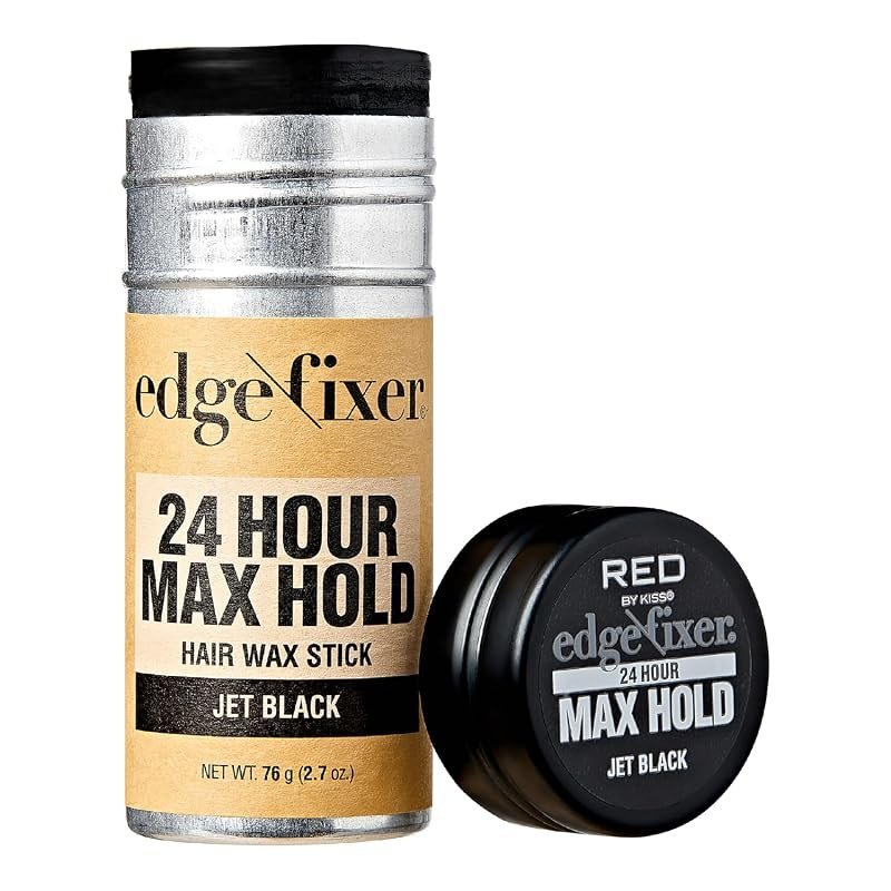 Red by Kiss Hair Wax Stick 2.7 oz provides 24‑hour hold, non‑sticky, f