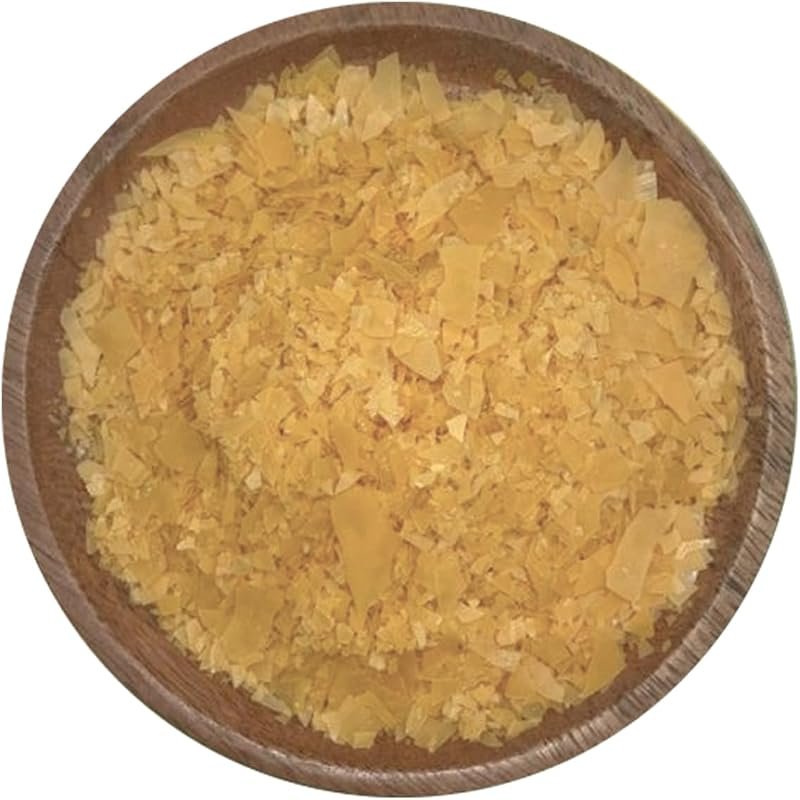 CoolCrafts pure carnauba wax flakes, 8 oz bulk, ideal for wood polishi