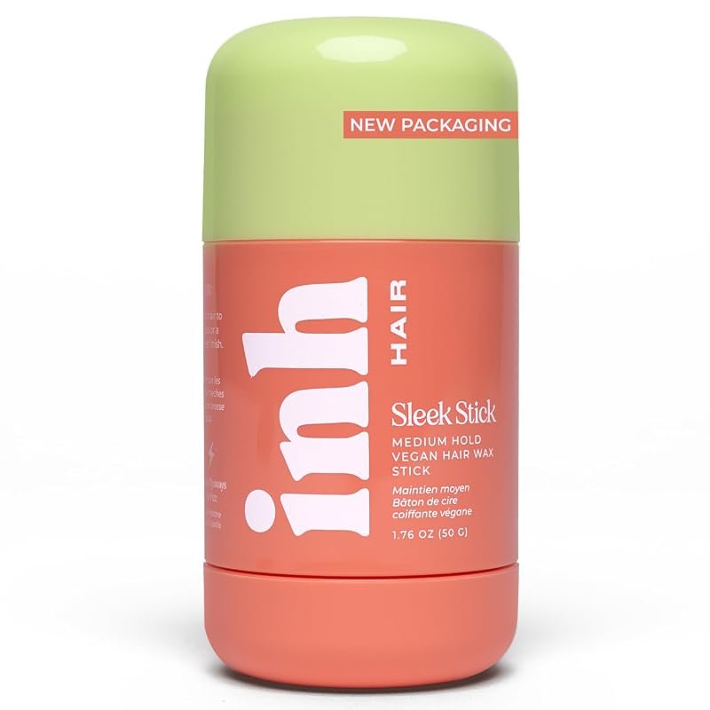 INH Hair Wax Sleek Stick – Vegan finishing and smoothing wax roller fo