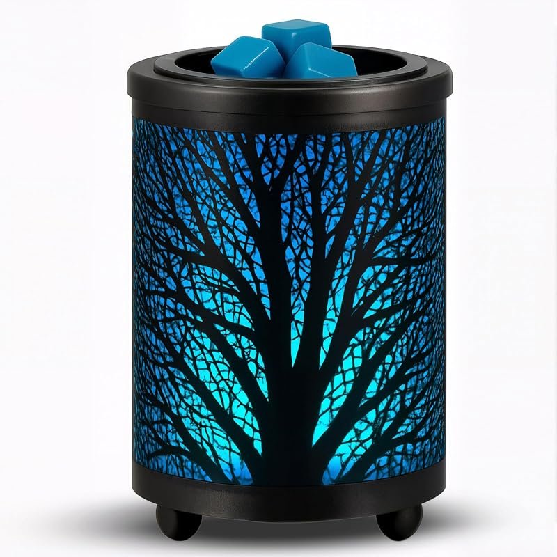 Leyoue Wax Melt Warmer with PTC Heating Plate and 7‑Color LED Light, P