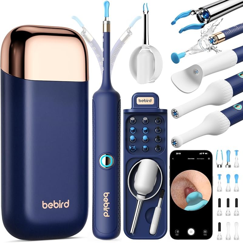 BEBIRD R37R Ear Wax Removal Tool with Flexible Scope Camera and Visual