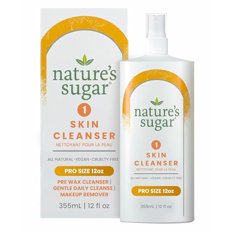 Pre‑Wax Skin Cleanser for Sugaring – 12 fl oz Gentle Formula that Clea