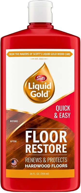Scott's Liquid Gold Wood Floor Restore – Cleaning Formula, Revives Col