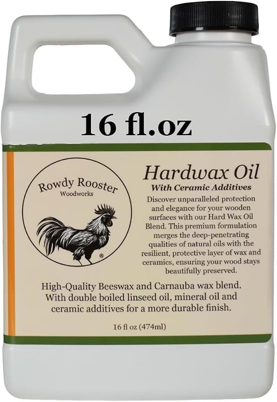 HardWax oil 16 oz infused with nano‑ceramic additives delivers water r