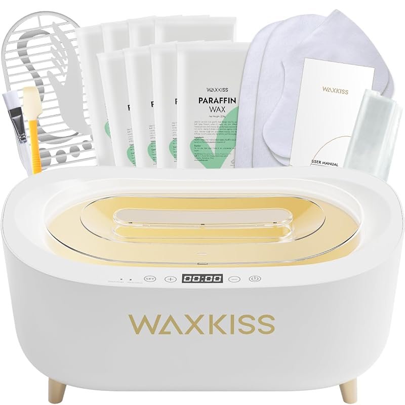 Waxkiss Intelligent Paraffin Wax Machine for Hands & Feet, Spa Kit wit