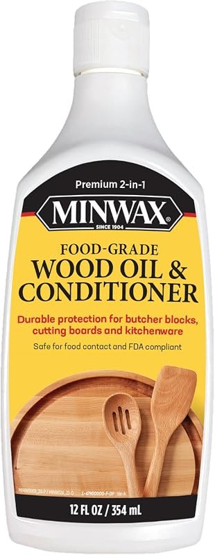 Minwax Food-Grade Wood Oil & Conditioner – 12 oz natural finish for cu