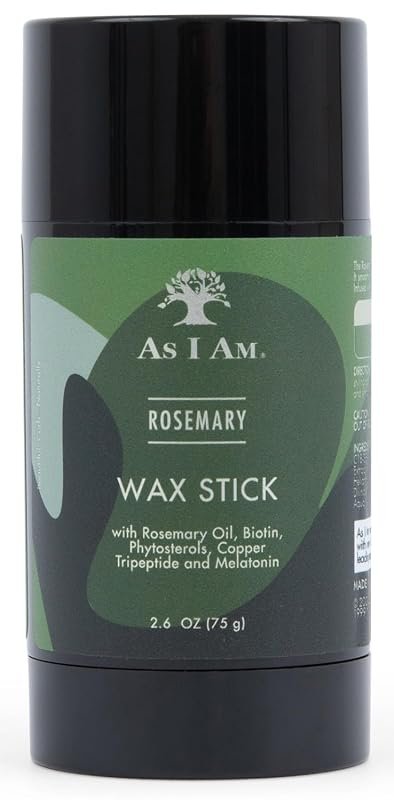 As I Am Rosemary Wax Stick – 2.6 oz, Biotin & Saw Palmetto Infusion fo