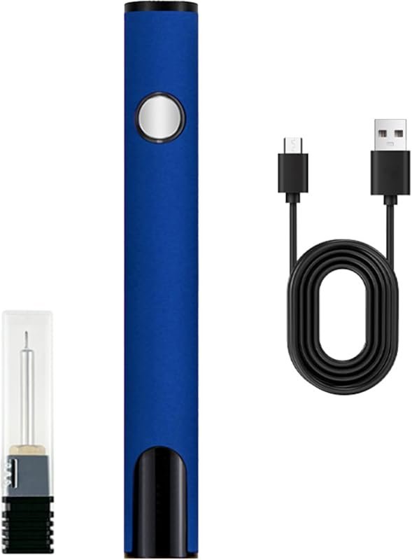 Wlizyzfhy Rechargeable Thread Burner Kit – Blue Burning Pen for Tool H