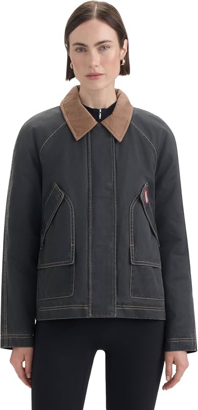BEX Waxed Like Hunting Jacket – Black, Medium Size, Premium Waxed Cott