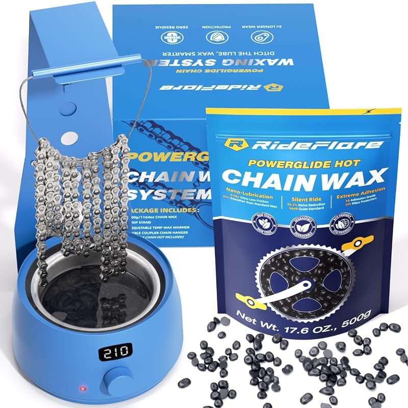 RideFlare Chain Wax Melting System – Efficient Pot with Temperature Co