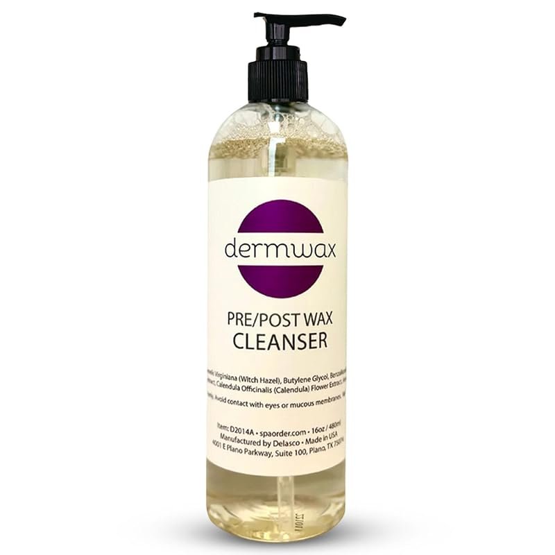 Dermwax Pre‑Wax Cleanser with Witch Hazel, Chamomile and Calendula – 1