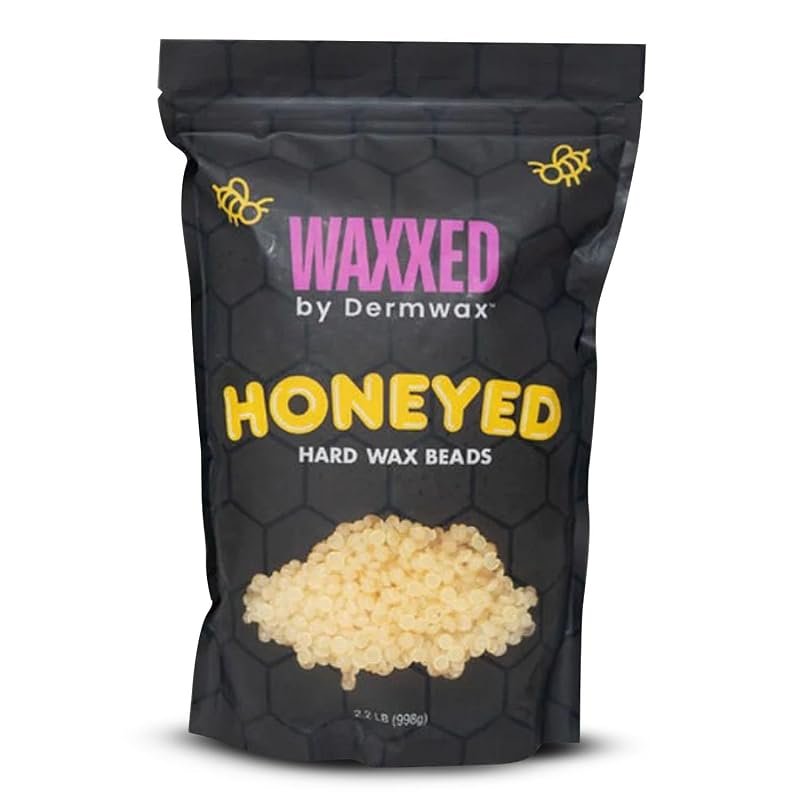 WAXXED Honeyed Hard Wax Beads 2.2 lb – Low‑Temperature, Fast‑Melt Form