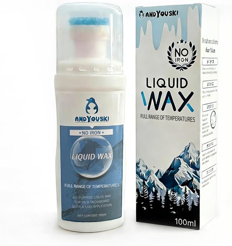 Universal Liquid 100 ml Ski & Snowboard Wax, Full‑Temperature Range, N