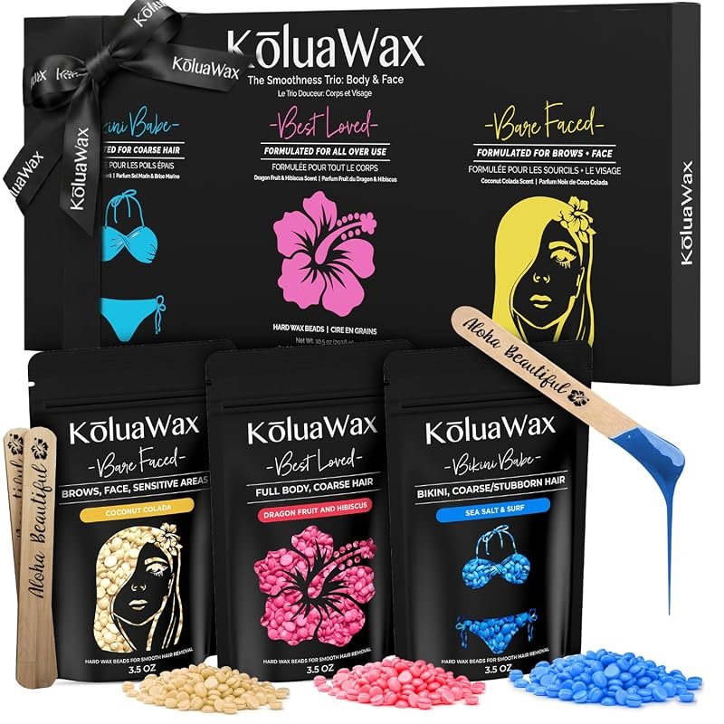 Kolka Wax Trio Smoothness Discover Kit – Premium Hair Removal Wax Bead