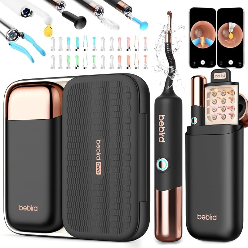 BEBIRD Ultra 2K Ear Wax Removal Tool with 2K Camera, Visual Tweezers,