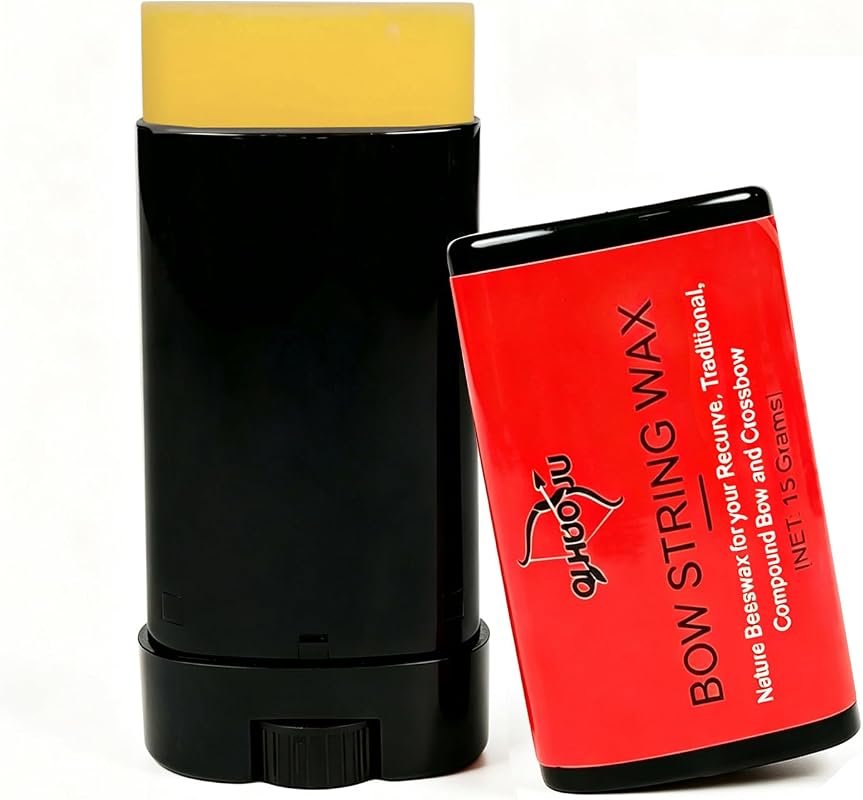 Natural Beeswax Bow String Wax – Waterproof Crossbow Rail Lube, Condit