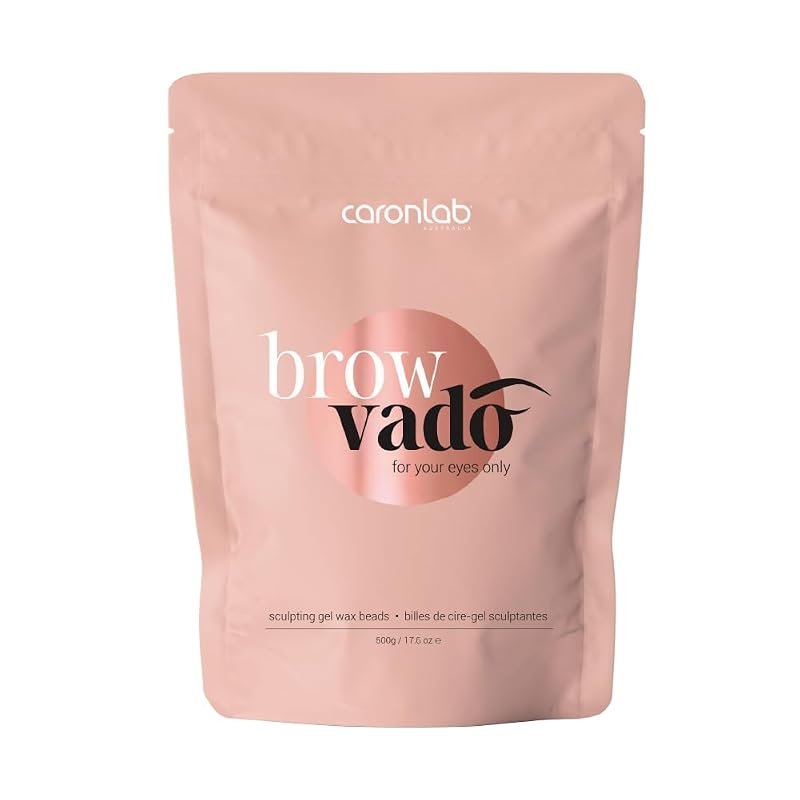 Caronlab Browvado Gel Wax – 17.6 oz Hard Wax for Precise Eyebrow Sculp