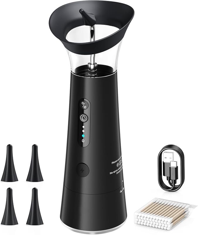 Electric Ear Wax Removal Kit – Dual Water Tanks, Temperature Control