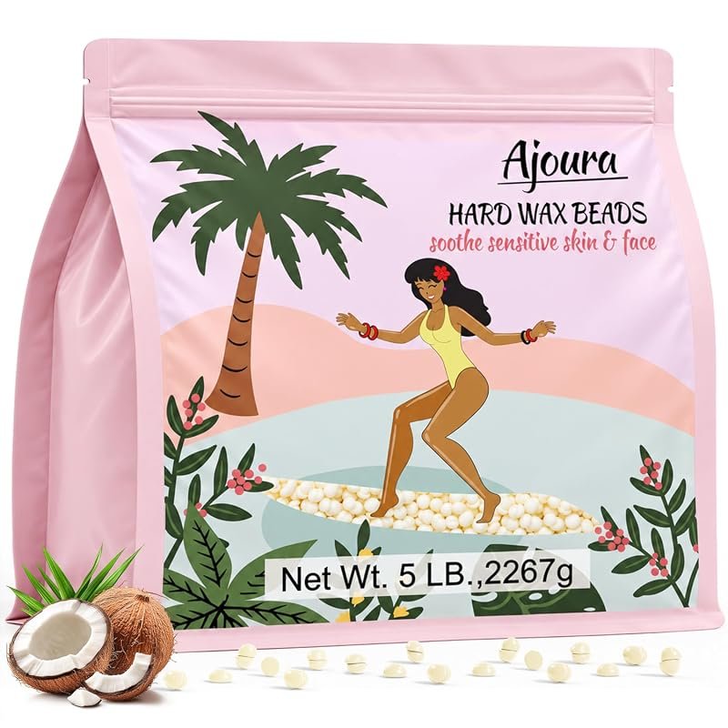Ajoura 5 lb Bulk Hard Wax Beads for Coarse Hair – Professional‑Grade A