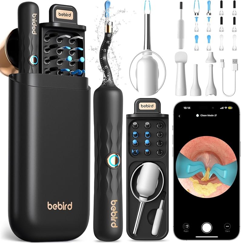 BEBIRD D39R Ear Wax Removal Package Includes HD Camera, Storage Case,