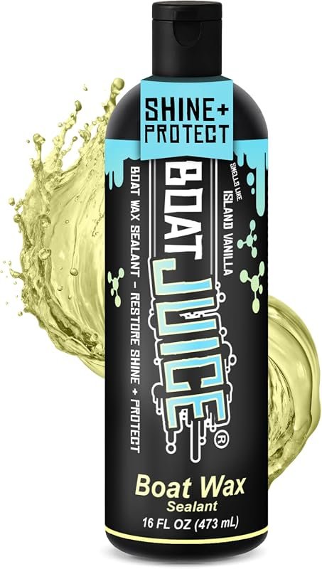 Boat Juice Boat Wax Sealant 16 fl oz – Carnauba protectant delivers gl
