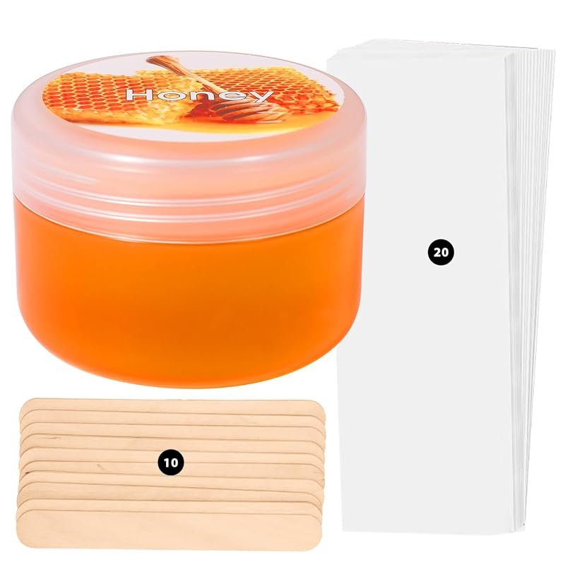 Organic Sugaring Paste Kit – 5.3 oz, Sugar Wax for Body, Arms, Legs, F